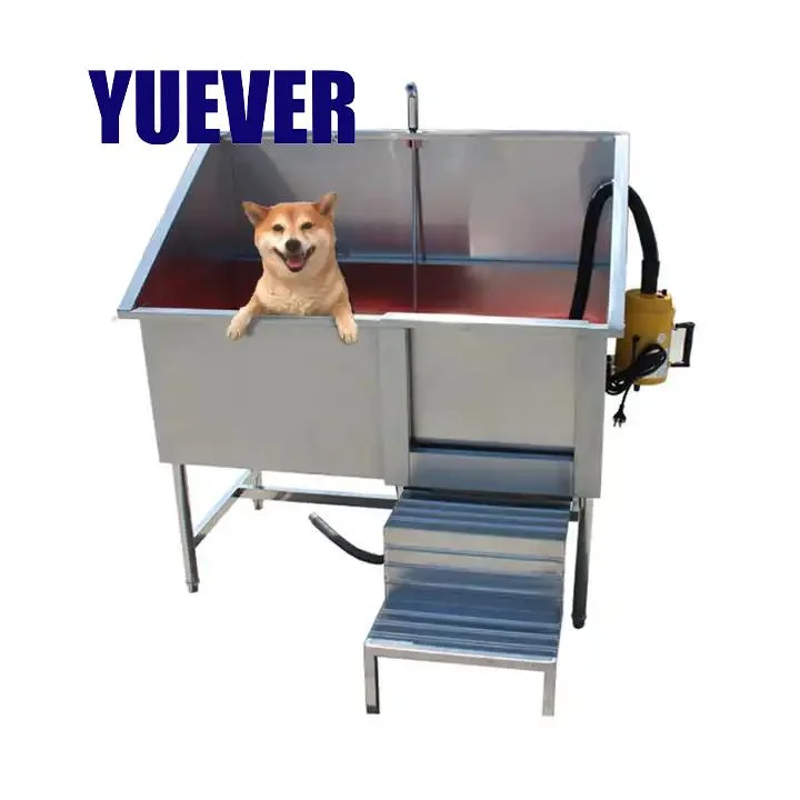CE ISO Approved Veterinary Stainless Steel Dog Pet Beauty Salon Grooming Bath Tub for Sale
