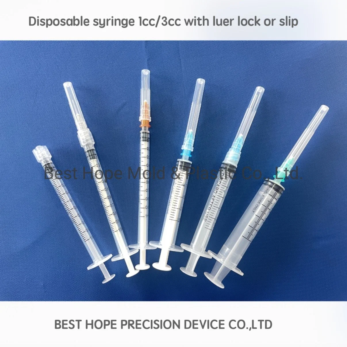 2 Part or 3part Medical Disposable 1ml Syringe Mold, Safety Syringe, High Quality, Short Delivery