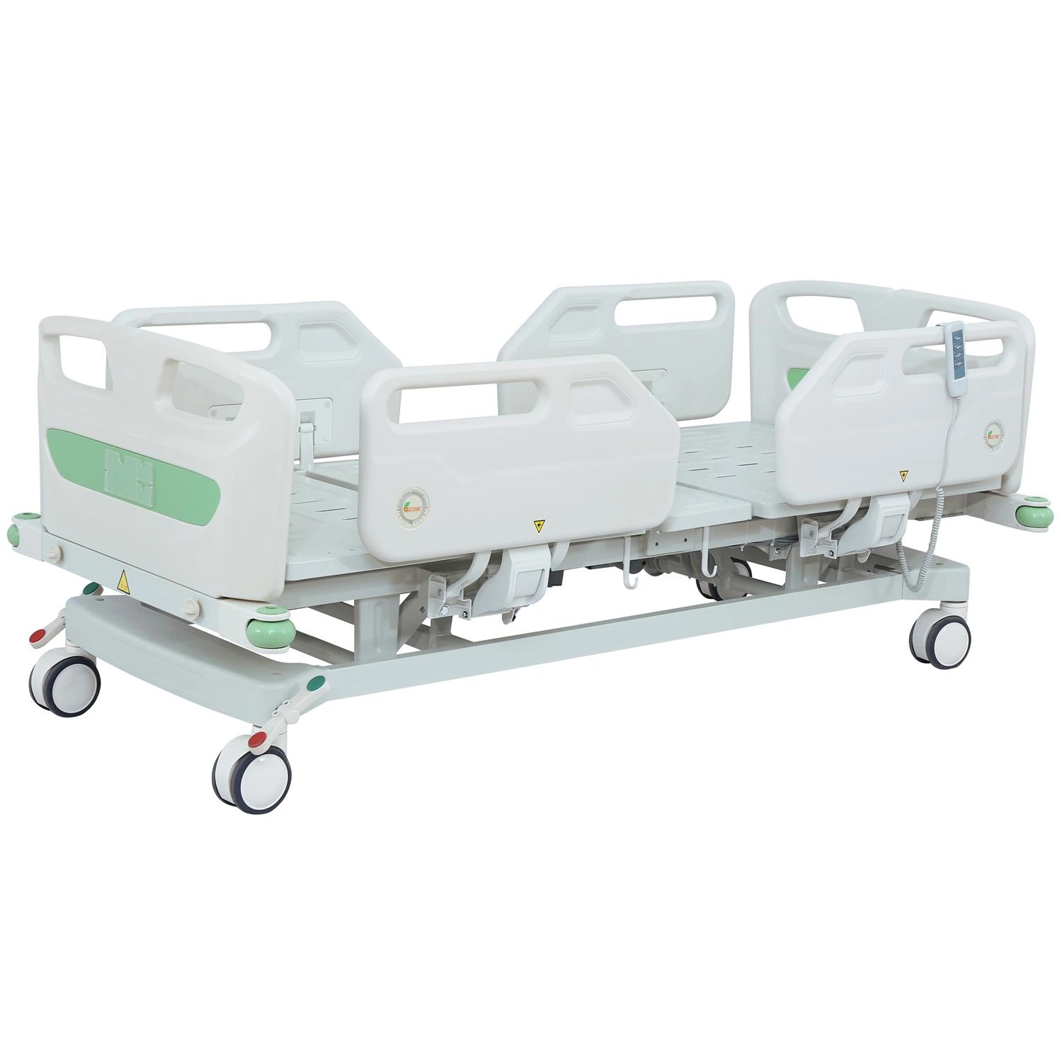 Medical Device Three Function ICU Bed with PP Side Rails