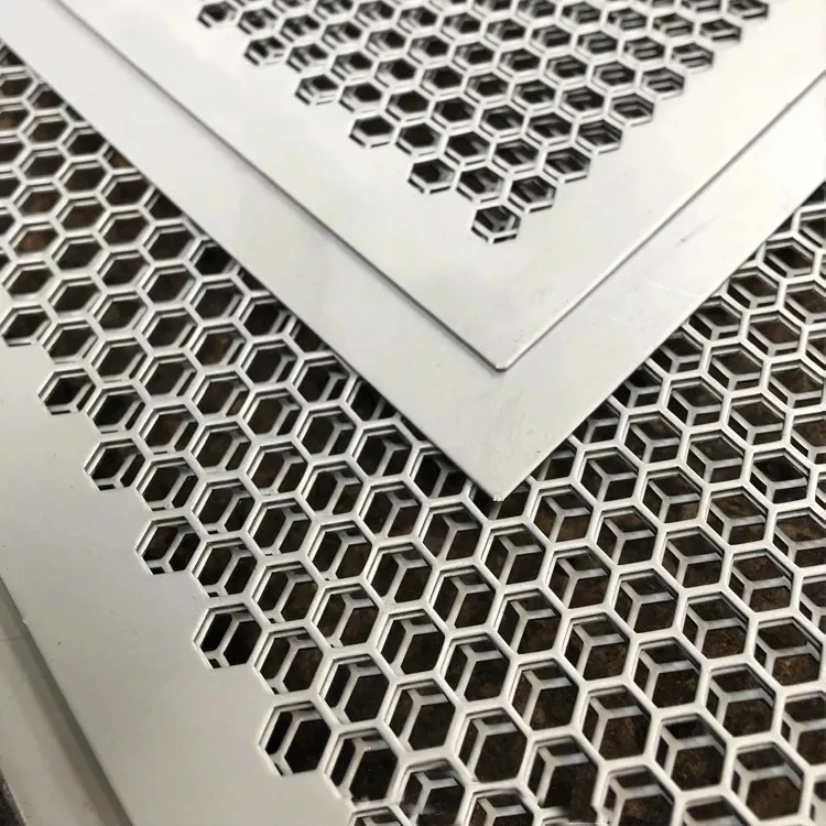 Perforated Metal Facade for Decoration and Protection of Buildings