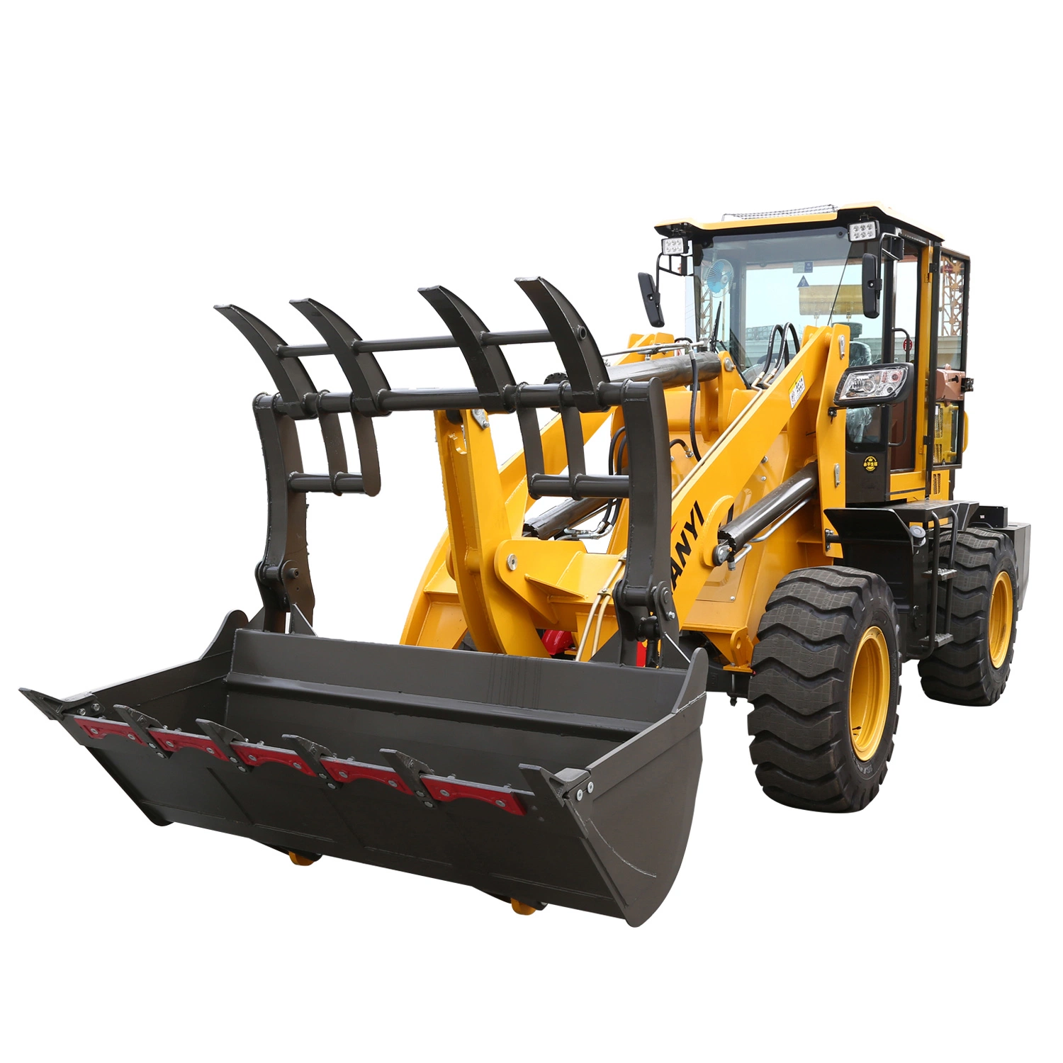 1.8 Tons 0.7 Capacity Mini Wheel Loader Factory Sales