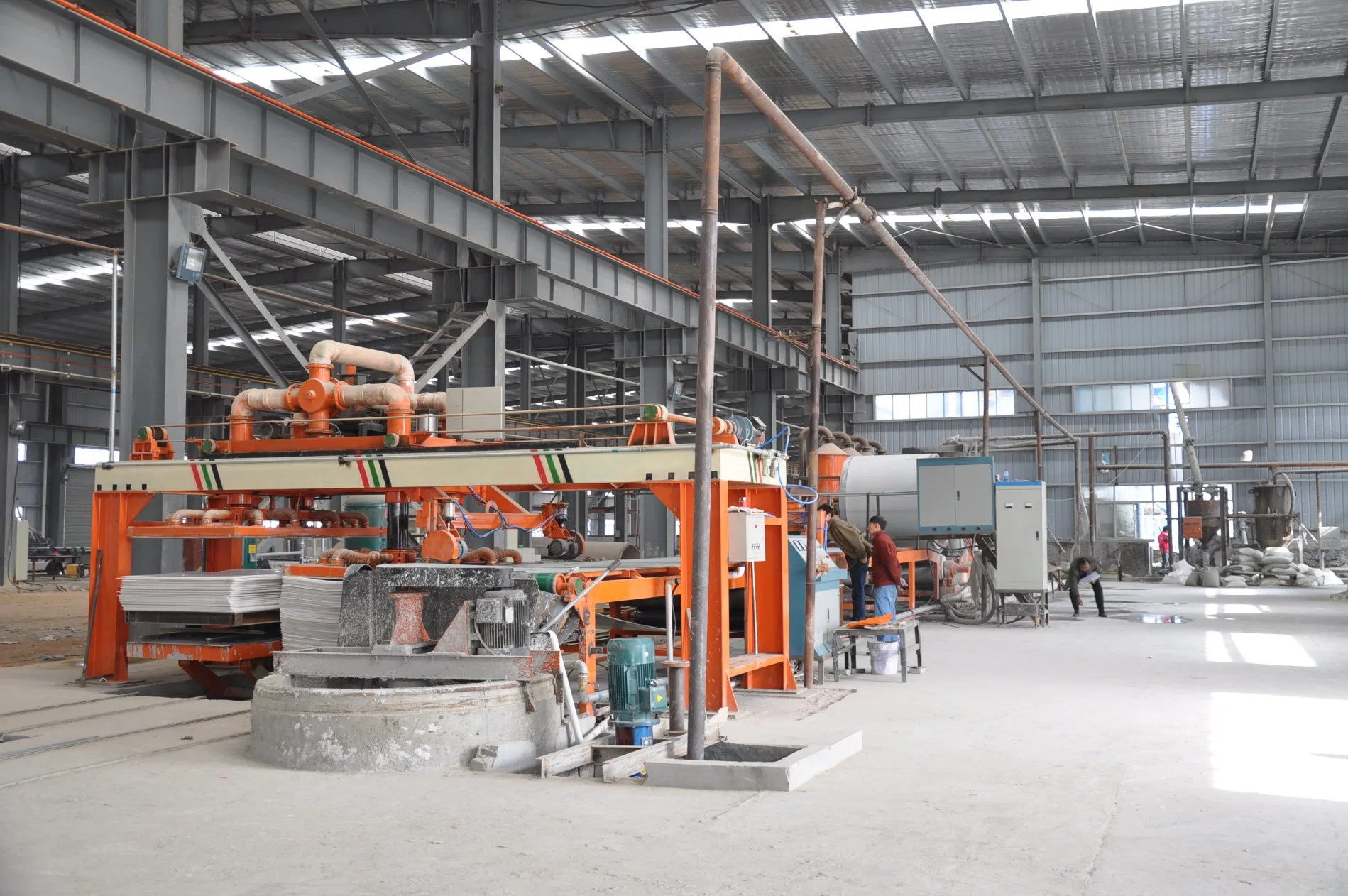 FC Board Interior Wall Panels Partition Board Cement Board Production Line