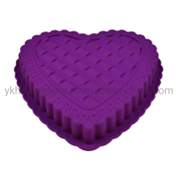 Popular Heat-Resistant Heart Shape Silicone Cake Baking Pan