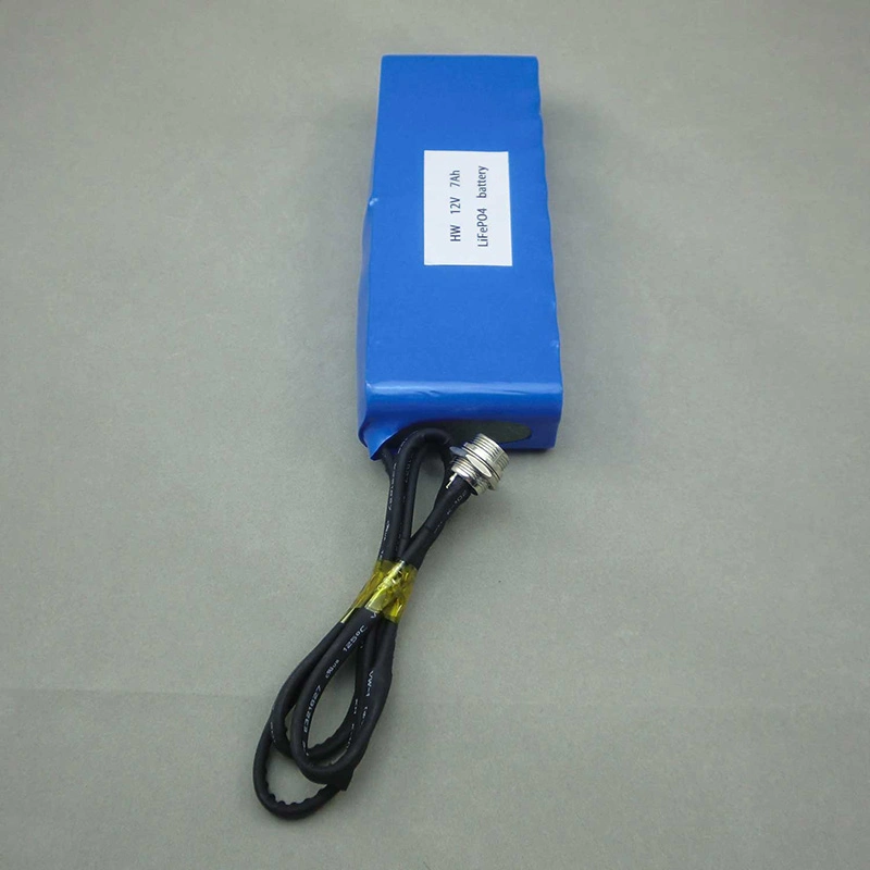 Rechargeable Solar Storage 12V 7ah Lithium LiFePO4 Battery with BMS and PVC