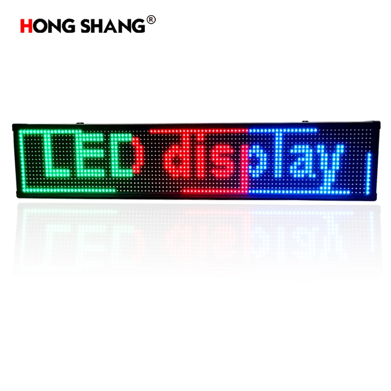 Semi - Outdoor Mixed Three - Color LED Display Board Small Graphic Billboard