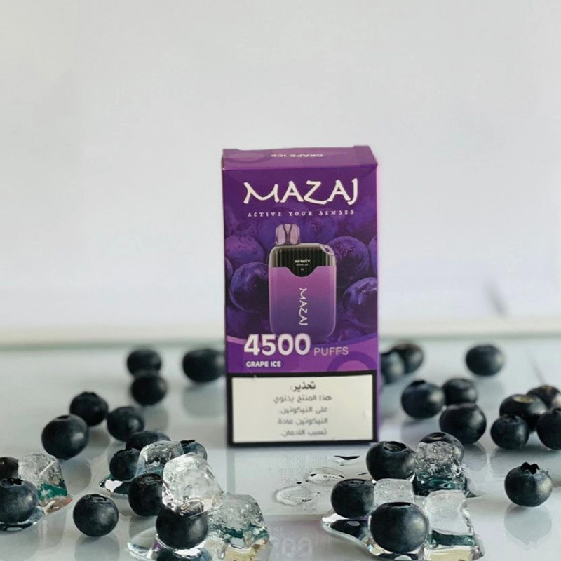 الجملة I Vape Mazaj Infinity 4500 أطواق السجائر الإلكترونية الأصلية Vape بالجملة والقرد Vape Voltbar الذي لا يمكن التخلص منه قلم Vape بالجملة