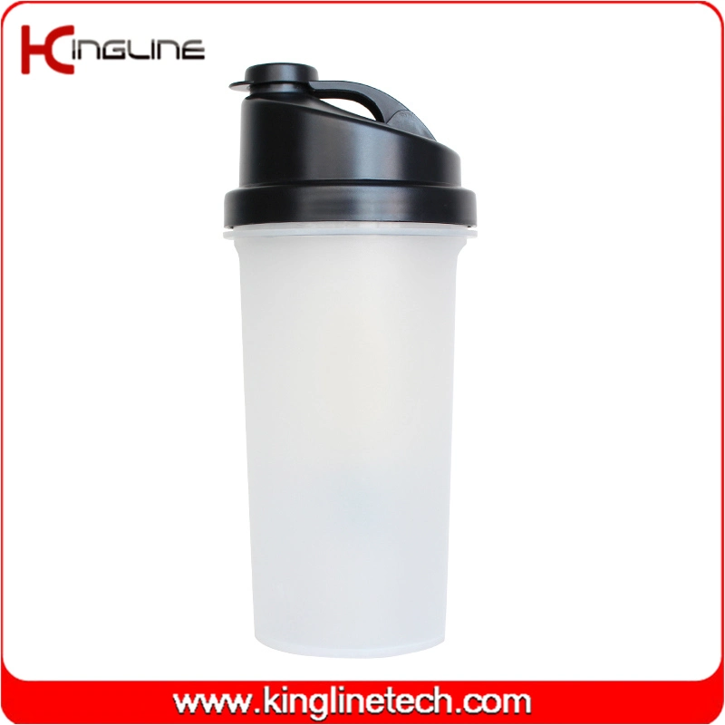 Agitador de la proteína de 700 ml botella de agua de botella de plástico con tamiz (KL-7013B)