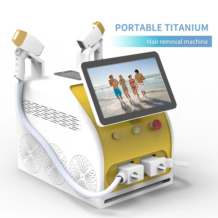 Ice Titanium Platinum Portable Laser Alexandrite Hair Removal Machine Diode Laser 755 808 1064nm Salon Beauty Equipment Price