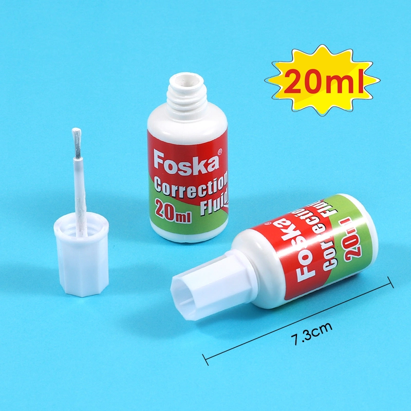 Foska Hot 12ml Liquid Correction Fluid with Brush