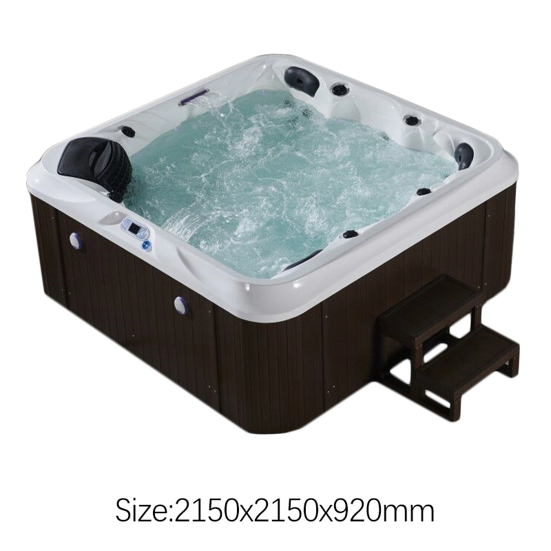 WHIRLPOOL Badewanne im Freien Whirlpool 6 Personen Schwimmen Hydromassage Whirlpool