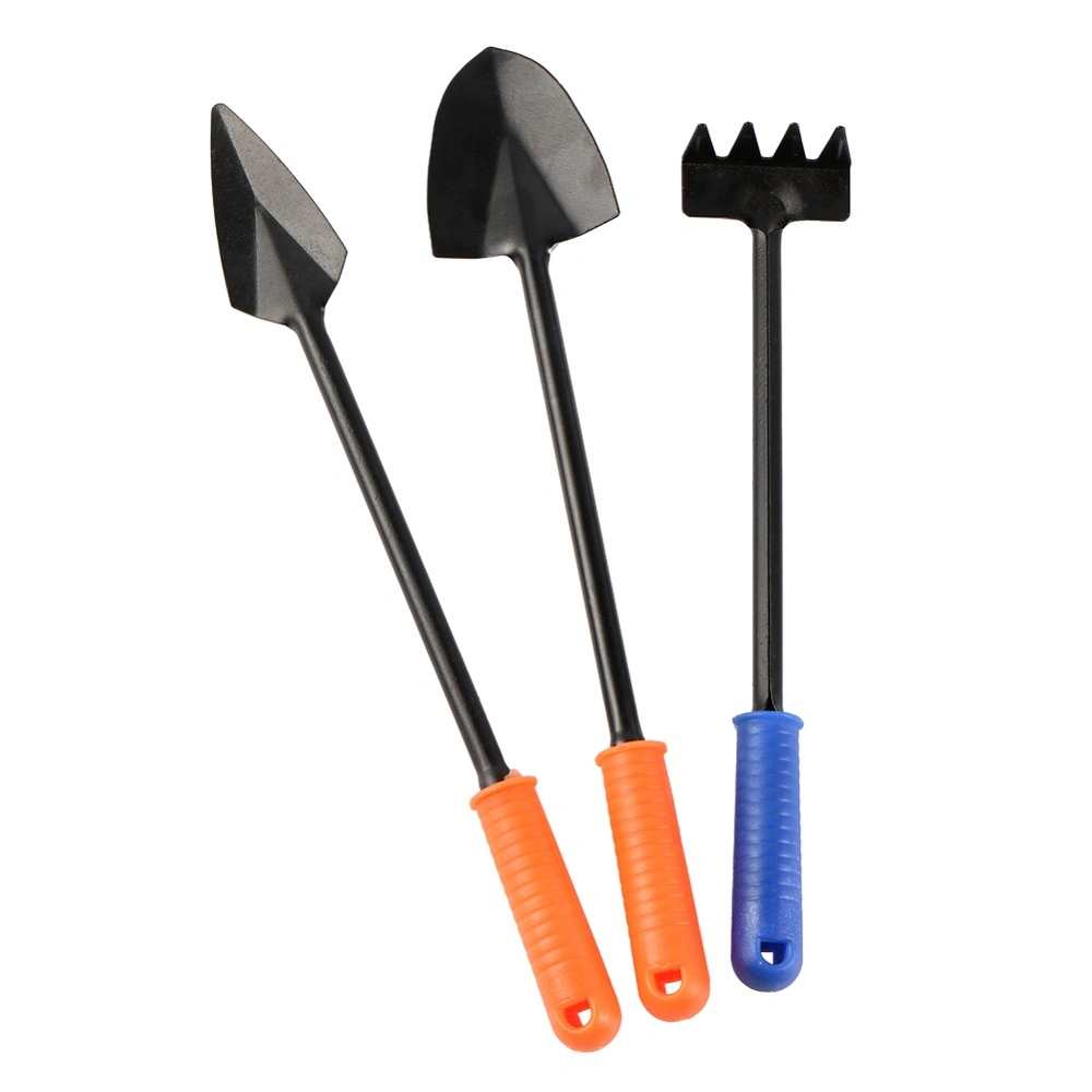 3PCS Mini Garden Tool Sets Garden Plants Mini Cultivating Transplanting Kit Small Shovel Rake Spade Tools