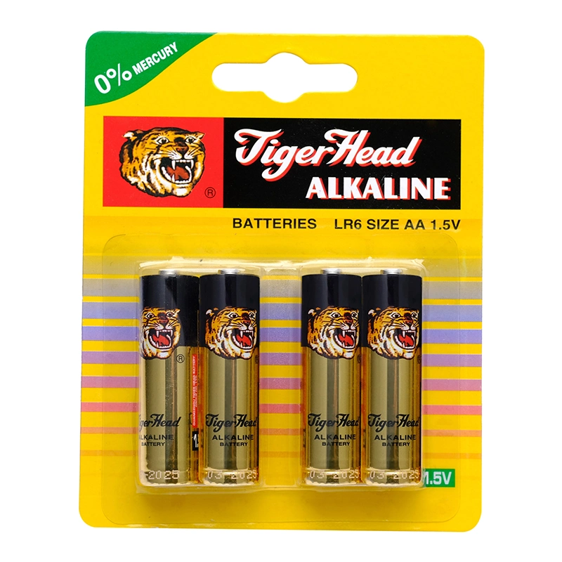 Tête de tigre piles alcalines LR20 D Taille Value Pack de batterie pour appareils ménagers