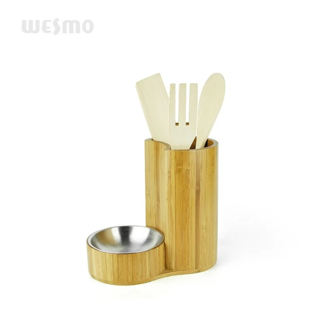 Держатель ложки для насадки Bamboo Kitchen Tool из карбонизи