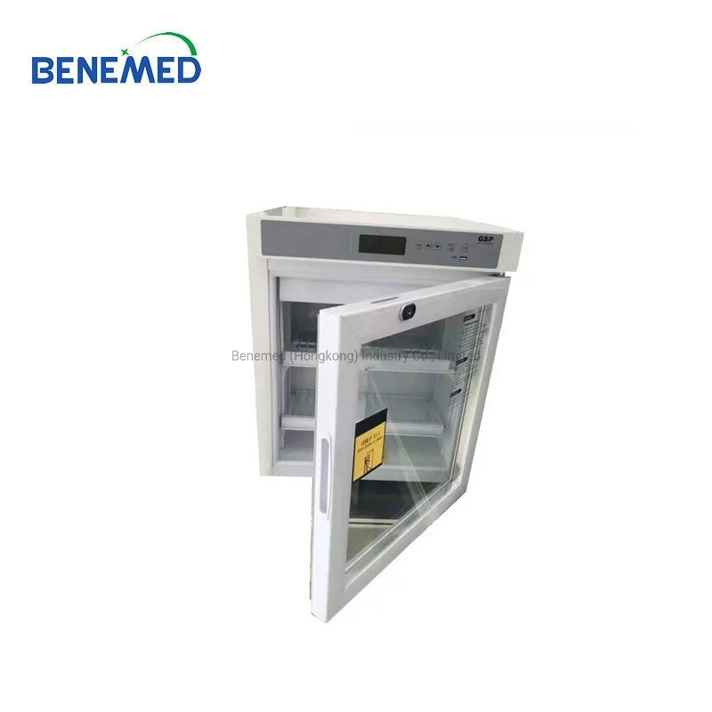 50L Vertical Upright Medicine 2 to 8 Degree Pharmacy Refrigerator Deep Freezer with Tray