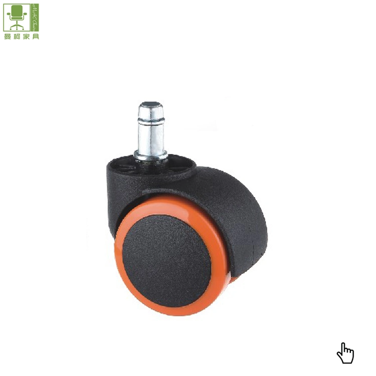 High quality/High cost performance  Silent Rubber Wheel Office Chair Nylon Caster