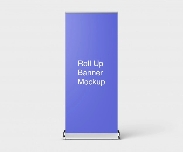 Eachsign Digital Wide Base Roll up PVC Banner Stand for Advertising with High quality/High cost performance 