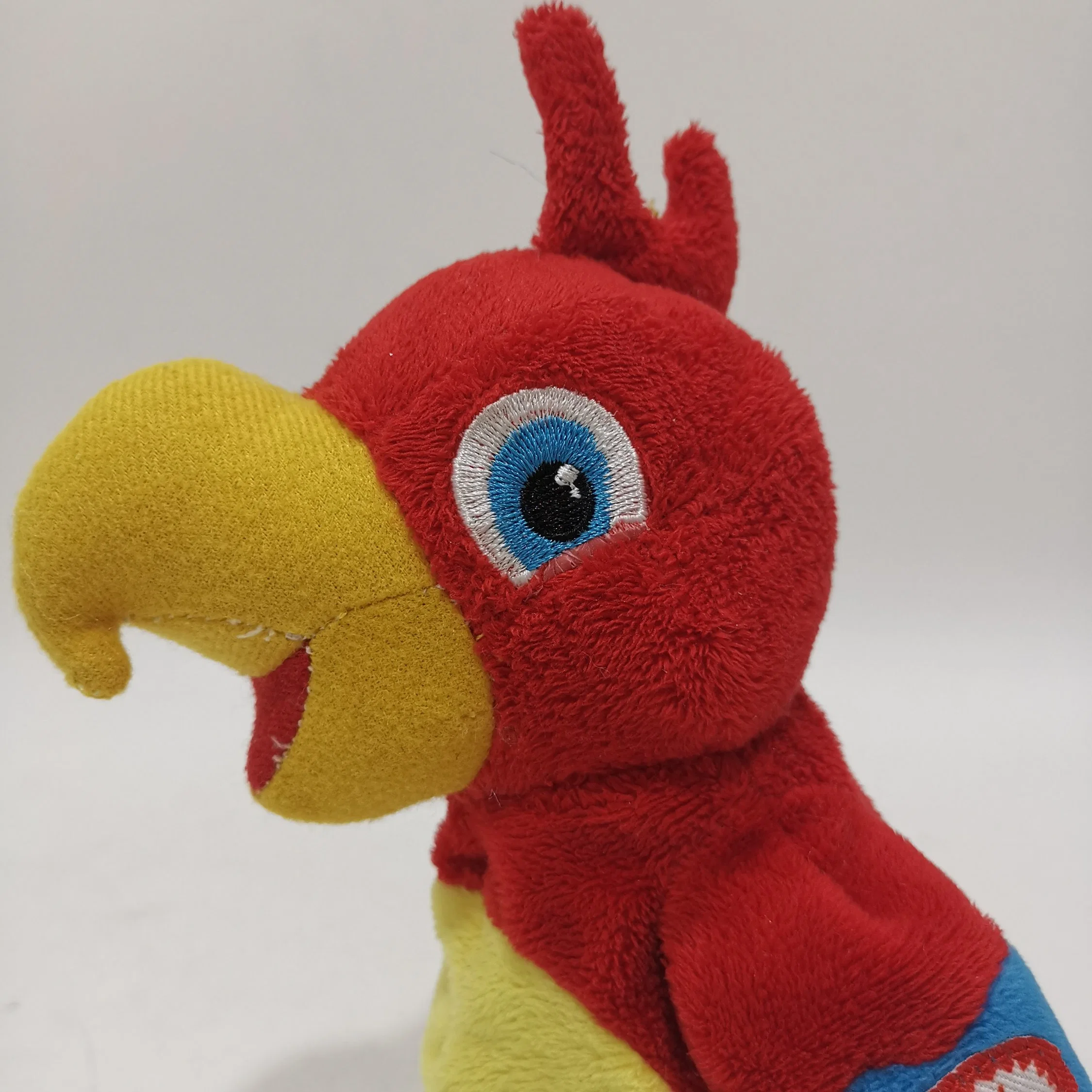 Amazon Hot Selling Item Animated Parrot Talking Back Plush Toys Fun Gifts for Children Play with Other BSCI Factory