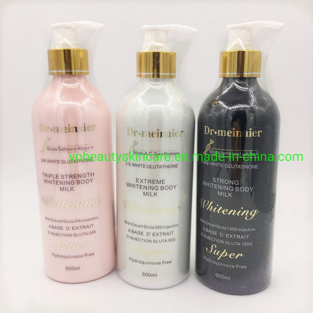 Private Label OEM Glutathione Whitening Lotion for Body Skin 500ml