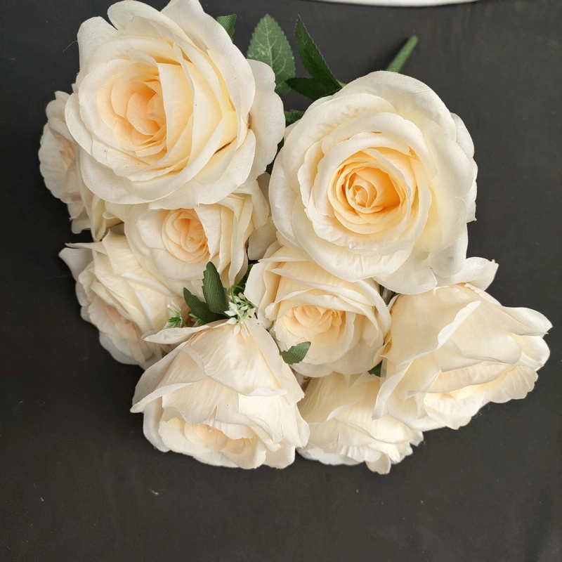 Hot Sale Wedding Centerpieces Real Touch Silk Flowers Artificial Rose Flower