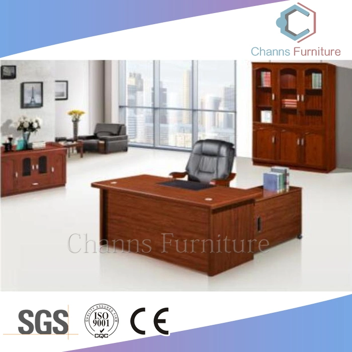 Wholesale Wooden Furniture Executive Office Desk with Paper Veneer (CAS-VA30)