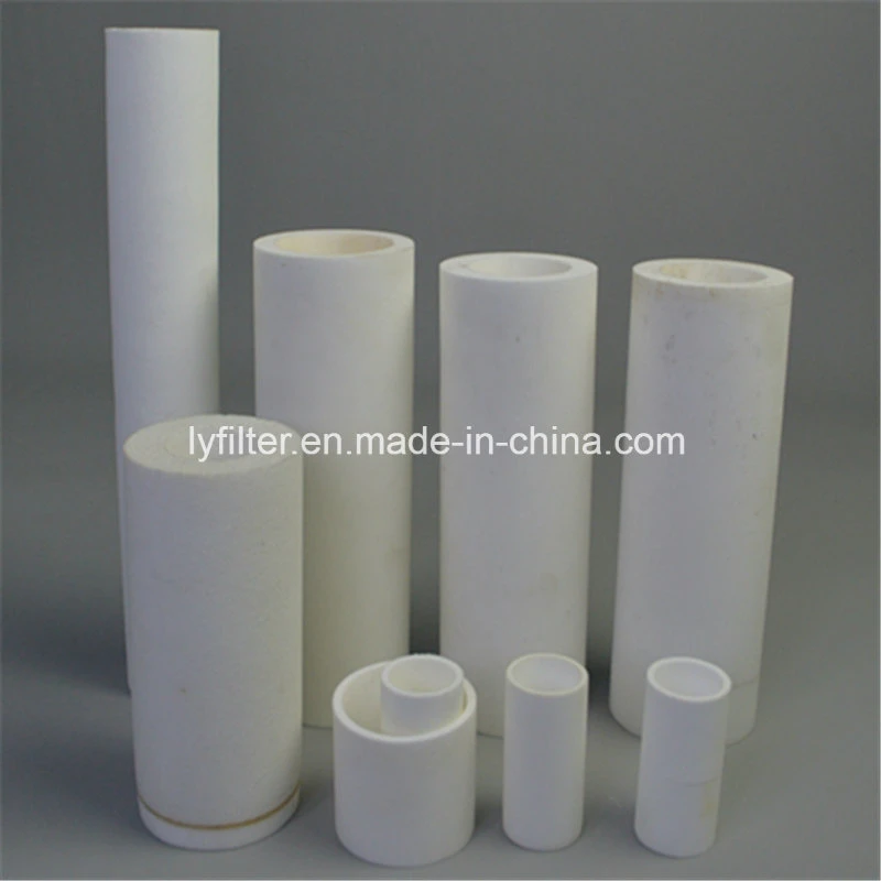 Factory Customization High Temperature Sintered Porous Polyethylene PTFE PVDF Filter Cartridge Tube