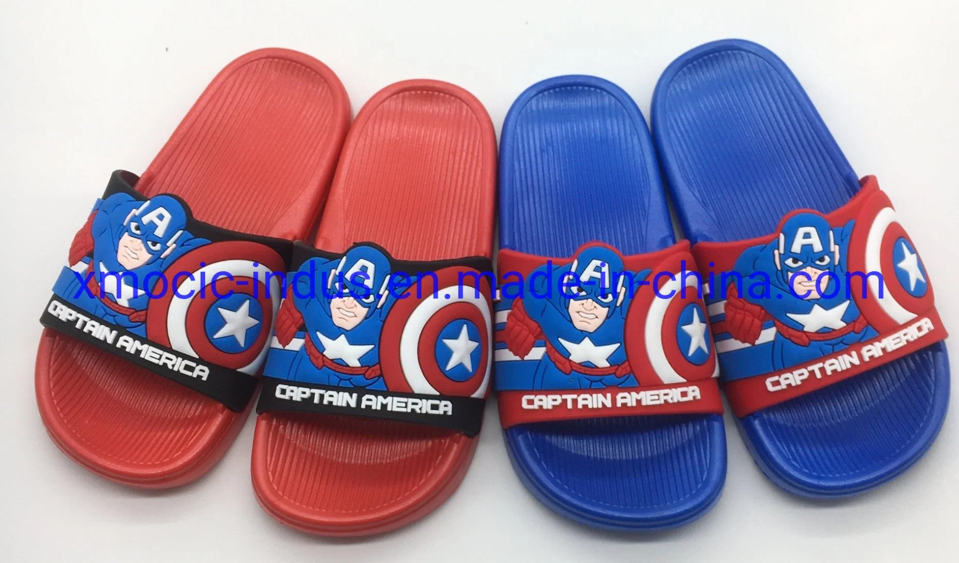 Новая модель Cartoon Design ПВХ верхние клинья Flip Flops Kid Детские сандалии для пляжных сандалий в ванной комнате для детей Детей