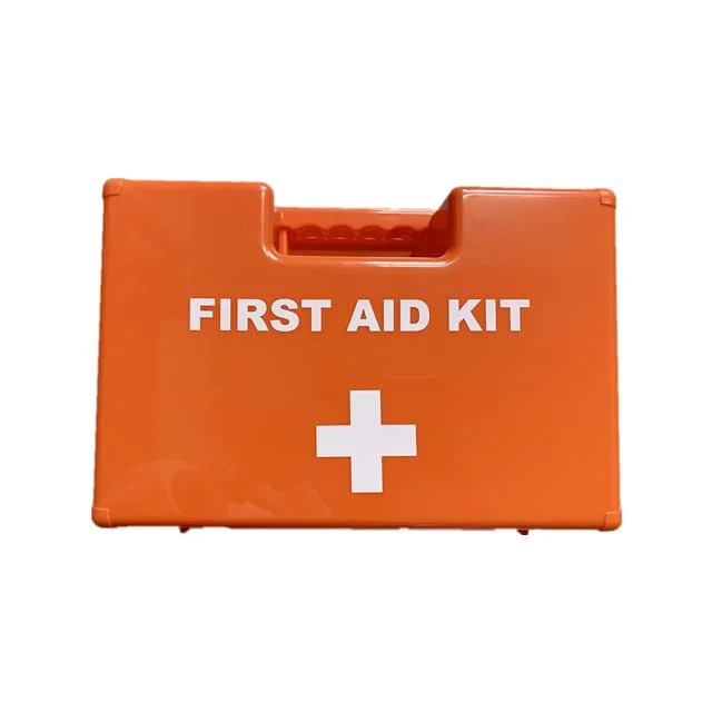 Home, Office, Factory Orange ABS First Aid Kit First Aid Box