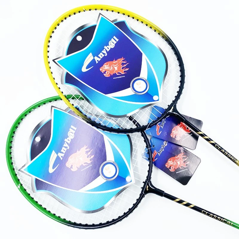 New Product Printing Half Carbon Aluminium Badminton Rackets