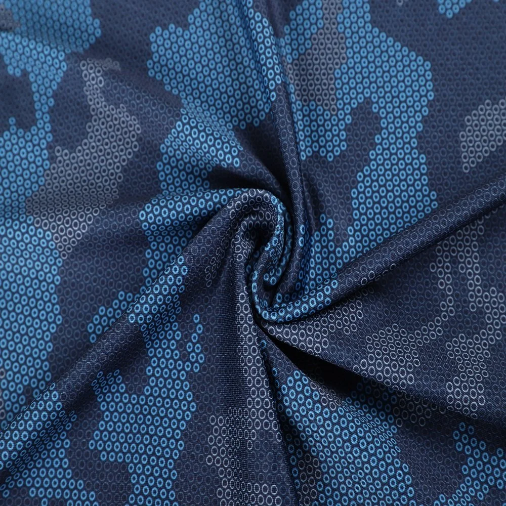 Outdoor Soft Woven Waterproof Polyester/Nylon/Spandex Plain Jacquard Digital Printed Fabric for Jacket Coat Uniform Garment