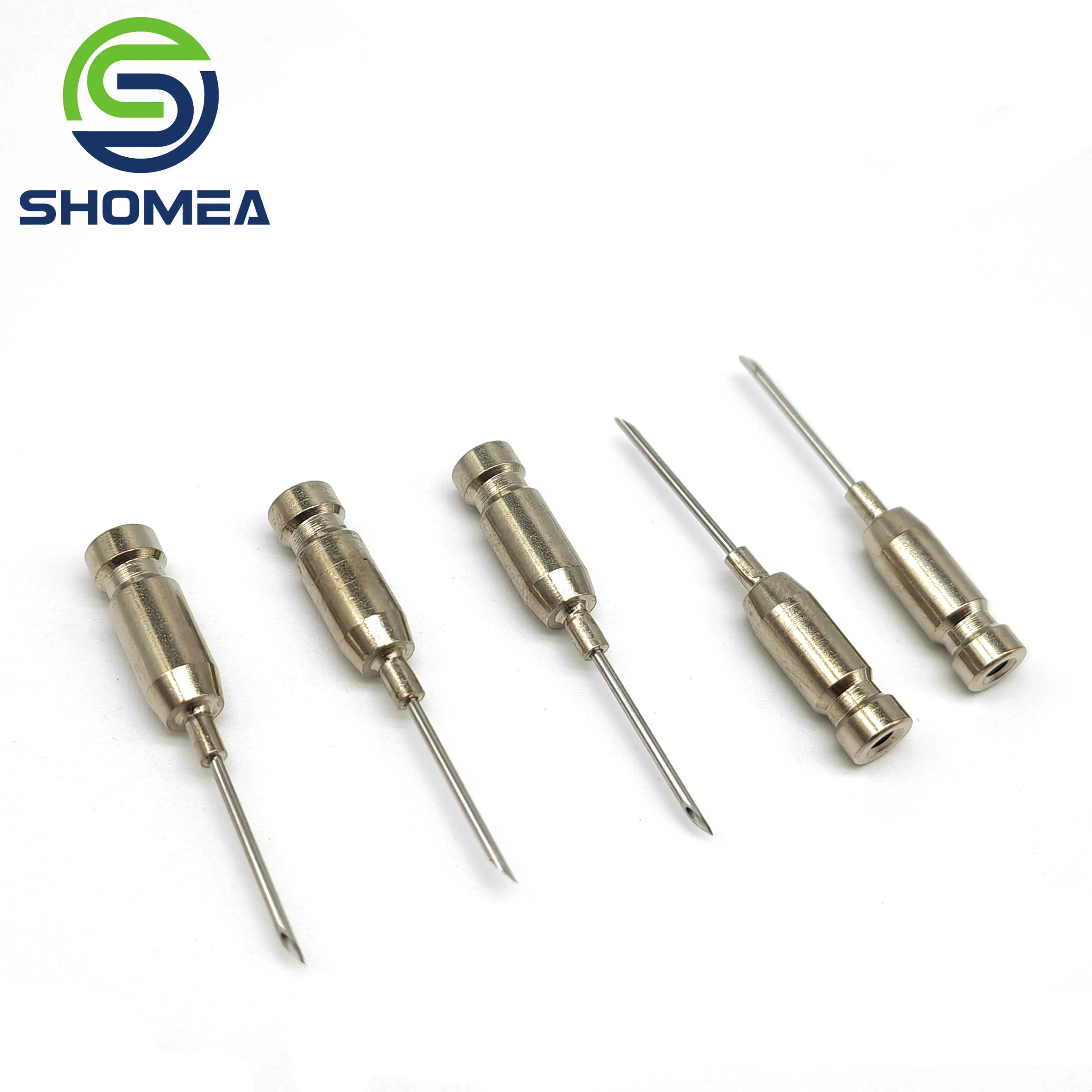 Shomea Customized Tri-Beveled Stainless Steel Hair Implanter Needle with Plastic Luer Lock