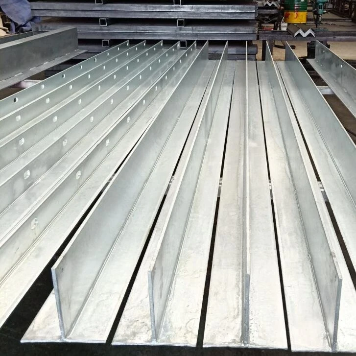 G350 Corte laminado en caliente taladro soldado DIP en caliente galvanizado T Perfil Hierro Construcción Sección T Acero al carbono