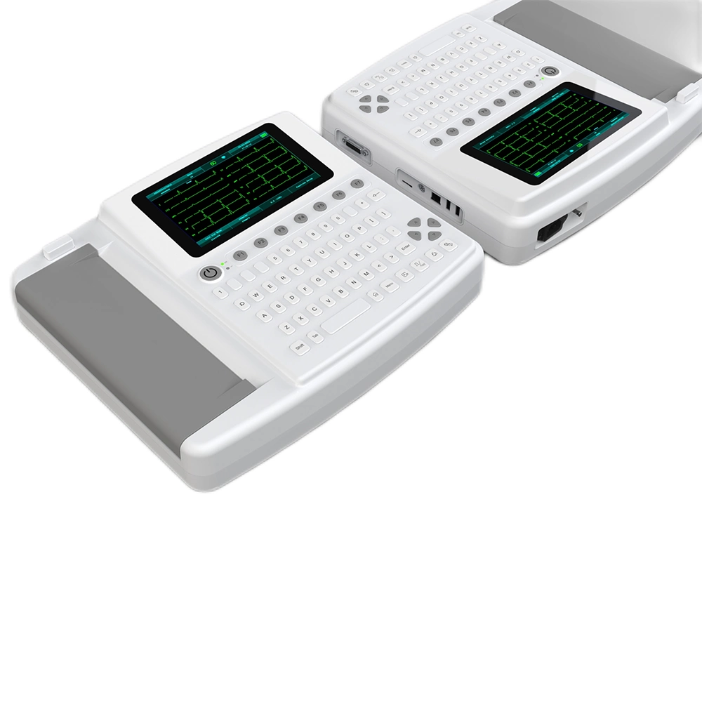 Ltse26 Electrocardiograph Portable 7-Inch Touch-Screen 12 Channel Handheld EKG ECG