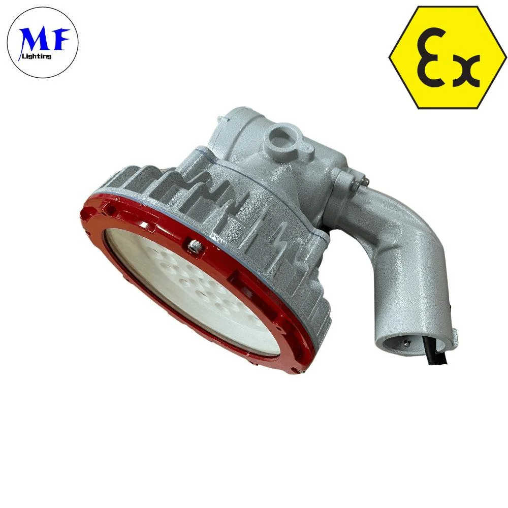 Factory Price 20W/40W/60W/80W/100W Zone 1 Zone 2 LNG Gas Station Chemical Industrial Lamps Atex Light LED Explosion-Proof Light