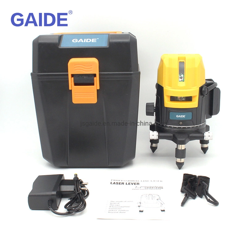 Green Line Laser Level Rotation 360 Degree with Glass