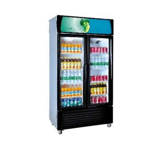 Glass Door Beverage Display Cooler for Store Carrying Et-LG380A3