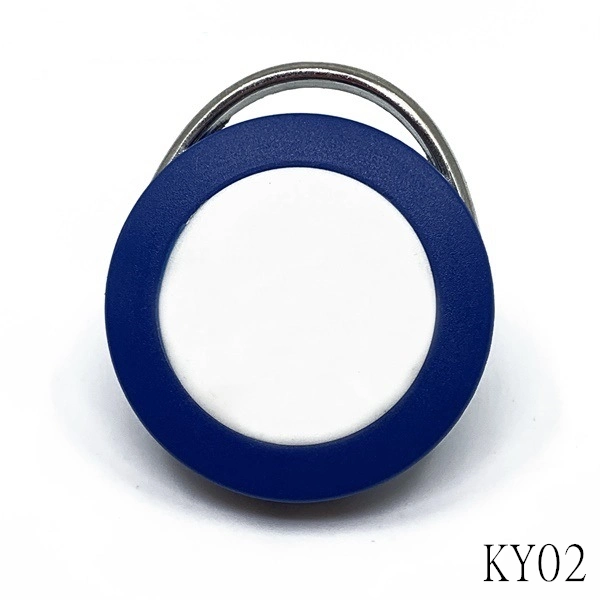 Door Access Control Waterproof Metal NFC Keychain DESFire EV1 2K 4K 8K RFID Smart Key Tag