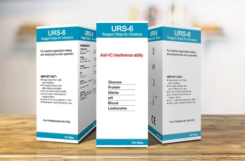 Rapid Response Urine Test Strips 2-14 Parameters (URO, BLD, KET, GLU, PRO, pH, BIL, NIT, SG, LEU, VC, CA, MALB, CR)