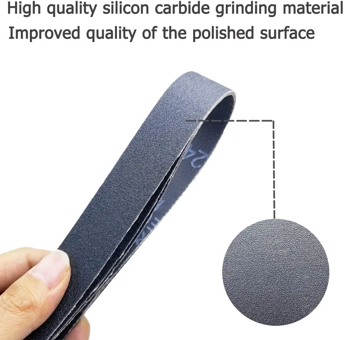 High quality/High cost performance  Silicon Carbide Sanding Belts, Premium Knife Sharpening Sanding Belts