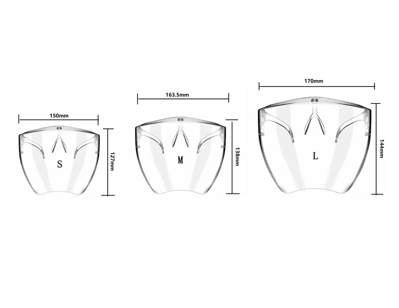 Máscara facial ambientalmente amigables para proteger la máscara de aislamiento