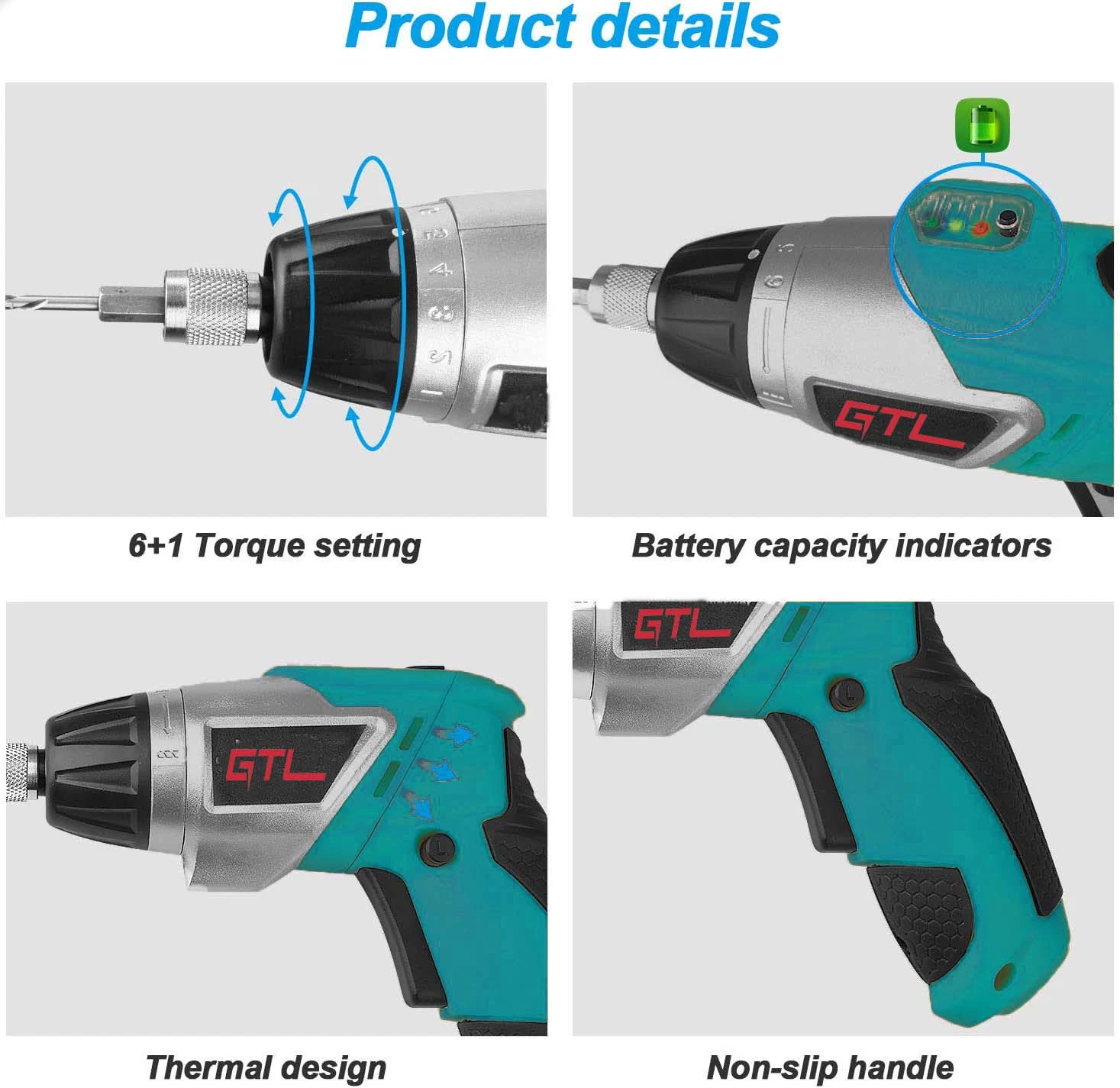 DC3.6 portátil Batería de litio destornillador inalámbrico hogar destornillador (CD001)