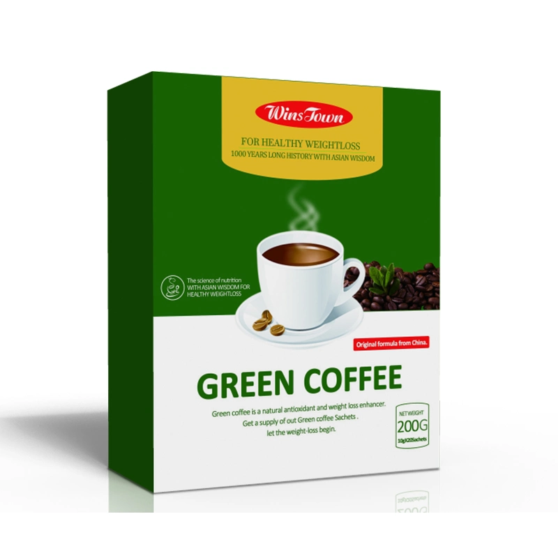 Slim Green Coffee Slimming Natural Herbs Diet Private Label Weight Loss Instant Ganoderma Coffee