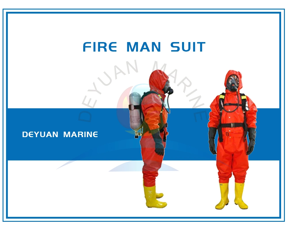 Tipo de luz traje de protección química para la lucha contra incendios
