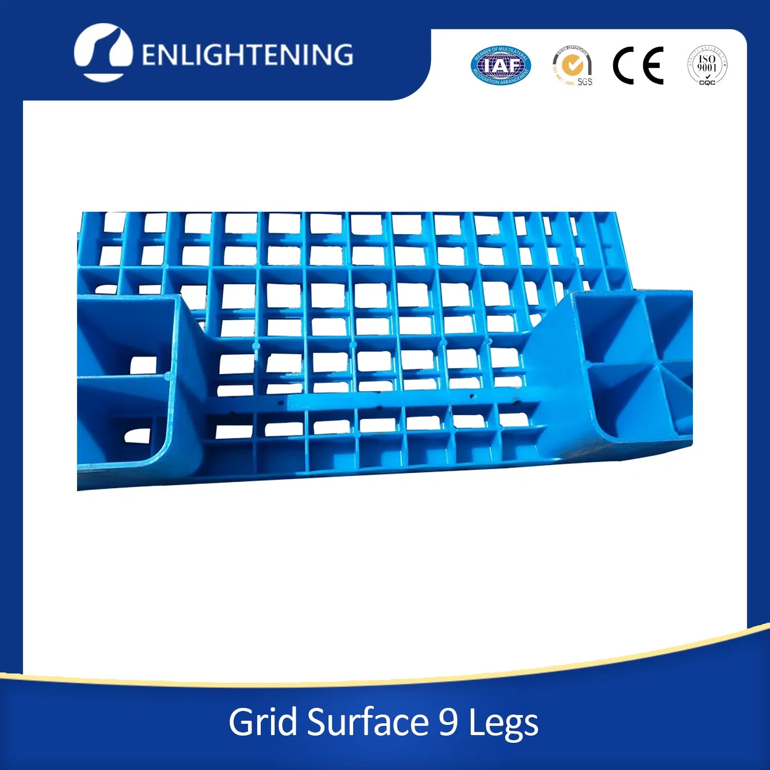 Logistics Transportation Recyclable Vented Deck Plastic Pallet Single Faced Plastic Pallet Nestable Plastic Pallet Cheap Price