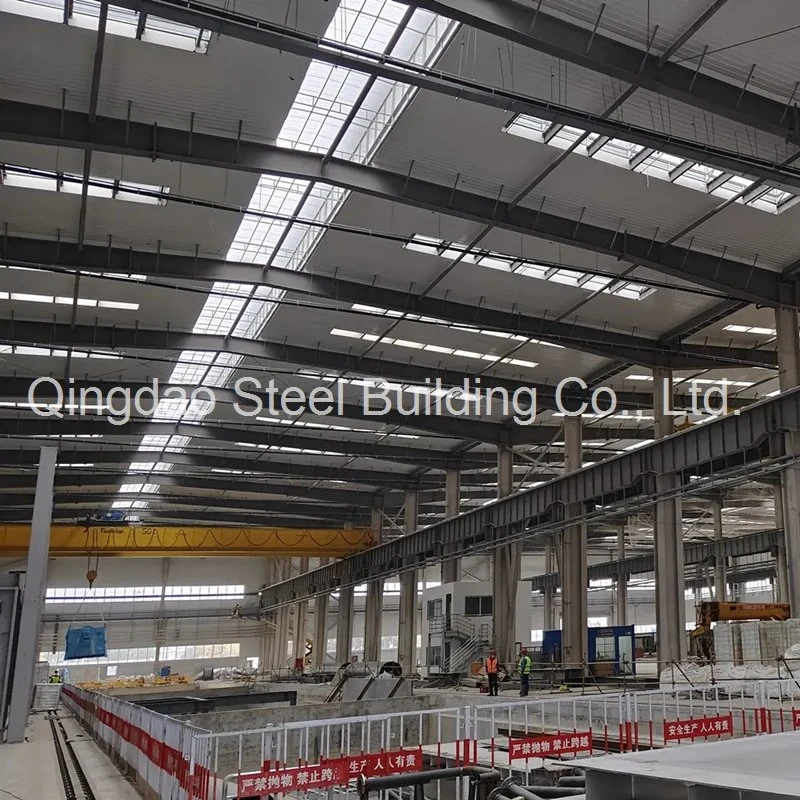 Industrial Workshop Building Prefab Large Span Workshop/Residential Steel Structure Construction