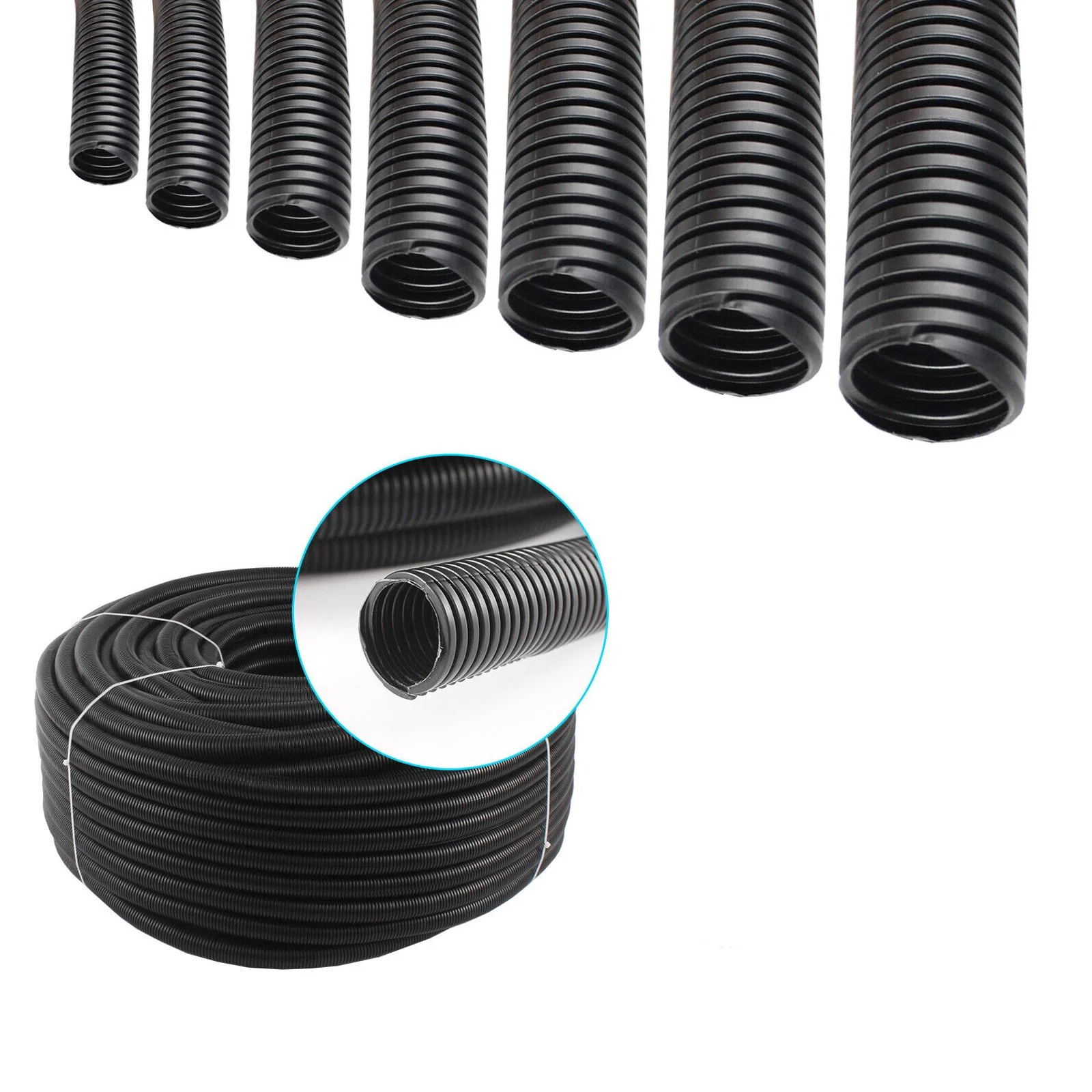 Cheap Price of Rubber Hose PA Corrugation Pipe PVC Tube PP Plastic Hose with Wire
