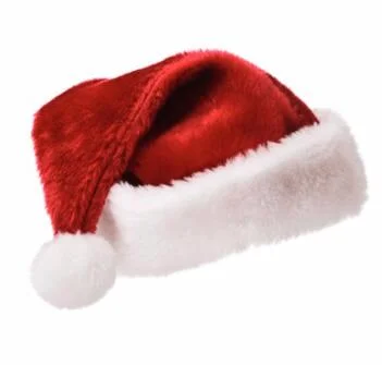 Peluche enfant adulte promotionnelle rouge et blanc personnalisé Père Noël géant Chapeau