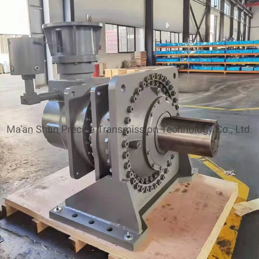 Conveyer Belt Application High Torque 3 Stage Inline Planetary Gear Speed Reducer, Gearmotor, Gearboxes Equal to Bonfigiloli 300 Series