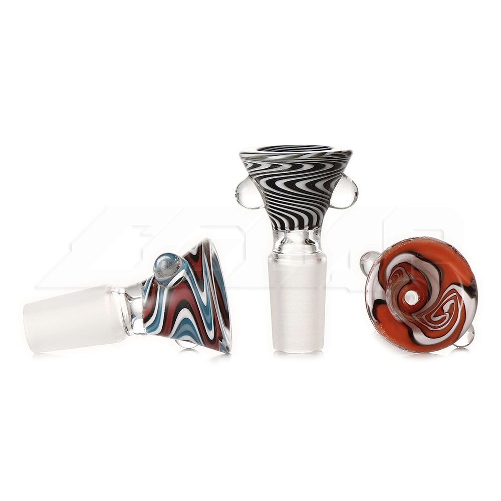 Oferta especial Wig Wag Glass Bowl Hookah 14mm 18mm Wig Tabaco vidrio tubería de agua Accesorios para fumar