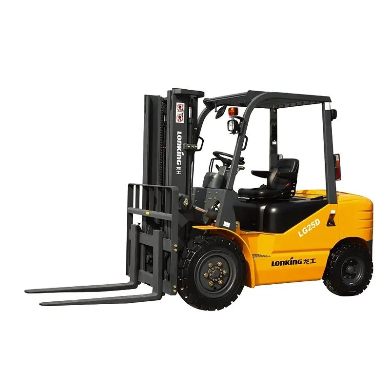 China Brand Lonking Big Brand 7ton Diesel Manual ForkLift Truck LG70dt