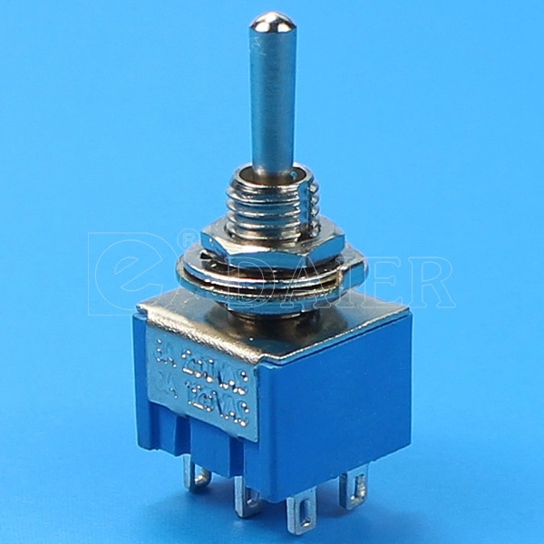 6mm Dpdt 3-Way on off on 6 Pin Toggle Switch